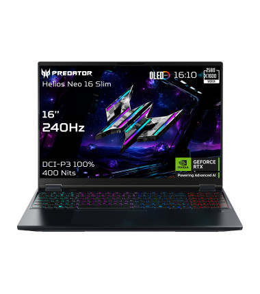 Acer Predator Helios Neo 16S AI PHN16S-71-95J5 16" FHD i9-275HX/64GB/1000GB/NVIDIA GF RTX 5070 Ti/Win11/ENG kbd/Black/2Y Warrant