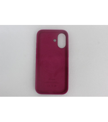 SALE OUT. Apple iPhone 16 Silicone Case with MagSafe - Fuchsia | Apple Case with MagSafe | Apple | iPhone 16 | Silicone | Fuchsi