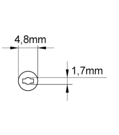 HP 90W genuine 4.8x1.7 (without center pin) charger