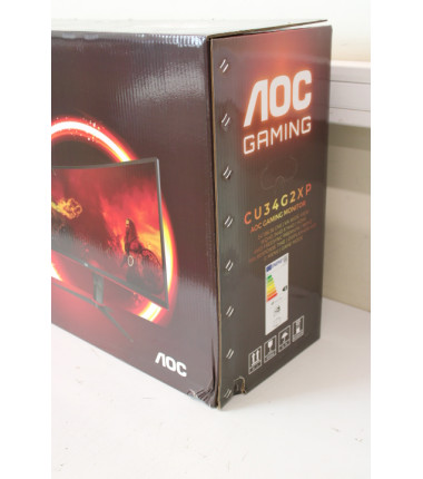 SALE OUT. AOC CU34G2XP/BK 34" 3440x1440/21:9/1ms HDMI, DisplayPort, USB, Audio out | AOC | Gaming Monitor | CU34G2XP/BK | 34 " |