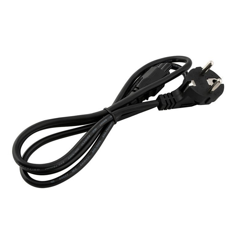 3m. long 3-prong cable for laptop power adapter