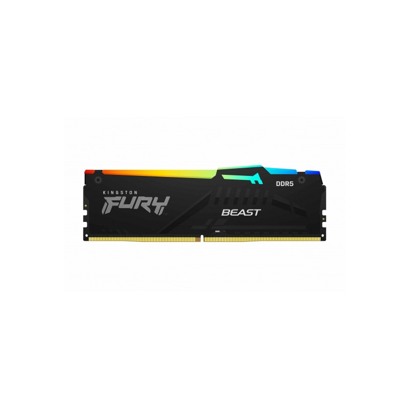 Kingston KF560C36BBE2AK2-64 64GB 6000MT/s DDR5 CL36 DIMM FURY Beast RGB BLK K2