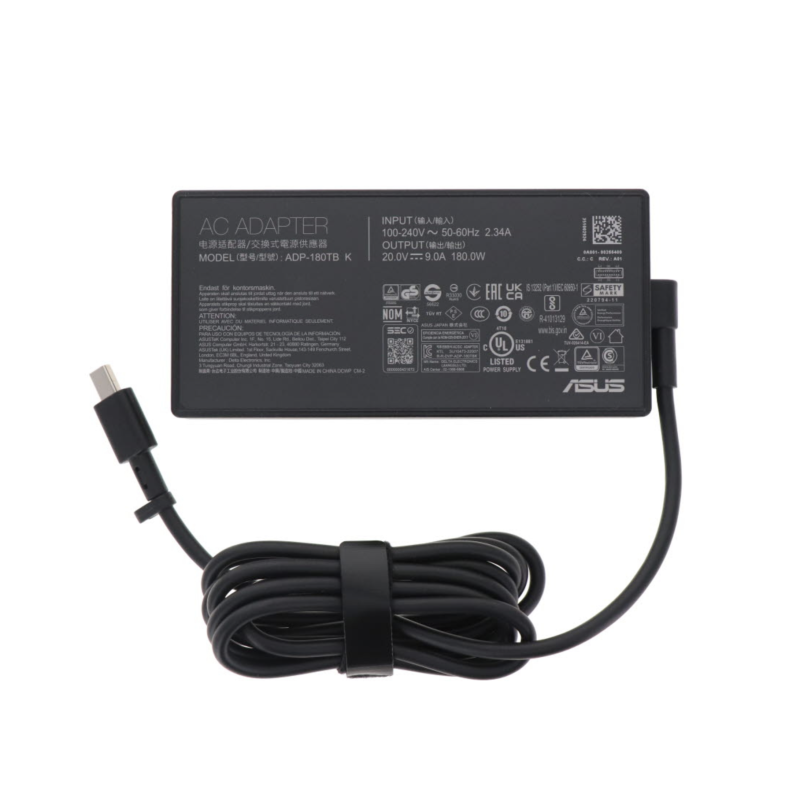 Asus originalu įkroviklis A22-180P1A ADP-180TBKC ROG ZEPHYRUS G14 180W Compact Plug