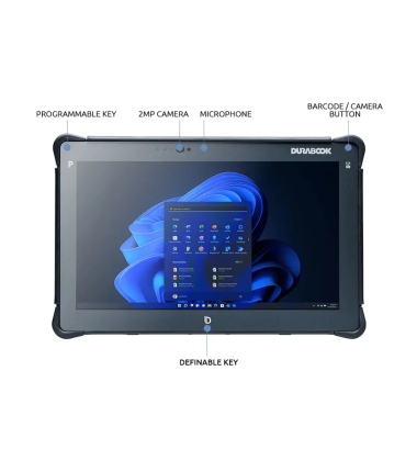 Durabook R11H7 Standard Tablet 11.6" FHD Intel Core i5-1235U 8505/8GB/256GB/Intel Iris Xe Graphics/Win11Pro/Black/WiFi/4G/3Y War