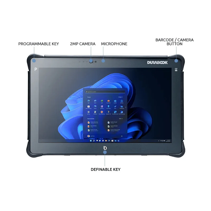 Durabook R11H7 Standard Tablet 11.6" FHD Intel Core i5-1235U 8505/8GB/256GB/Intel Iris Xe Graphics/Win11Pro/Black/WiFi/4G/3Y War
