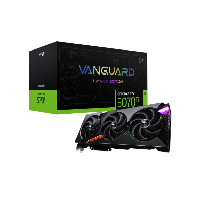 MSI GeForce RTX 5070 Ti 16G VANGUARD SOC LAUNCH EDITION | NVIDIA | 16 GB | GeForce RTX 5070 Ti | GDDR7 | HDMI ports quantity 1 |