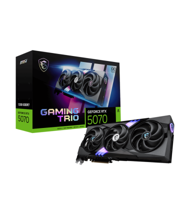 MSI GeForce RTX 5070 12G GAMING TRIO OC | NVIDIA | 12 GB | GeForce RTX 5070 | GDDR7 | HDMI ports quantity 1 | PCI Express Gen 5