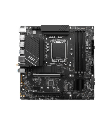 MSI | PRO B760M-A WIFI DDR4 | Processor family Intel | Processor socket LGA1700 | DDR4 | Supported hard disk drive interfaces SA