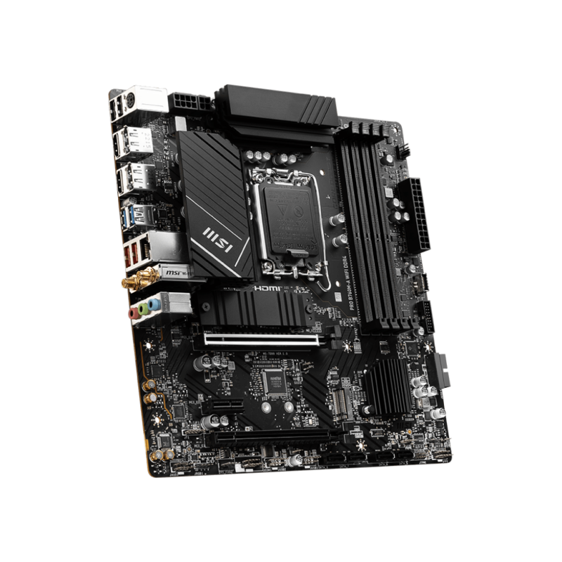 MSI | PRO B760M-A WIFI DDR4 | Processor family Intel | Processor socket LGA1700 | DDR4 | Supported hard disk drive interfaces SA