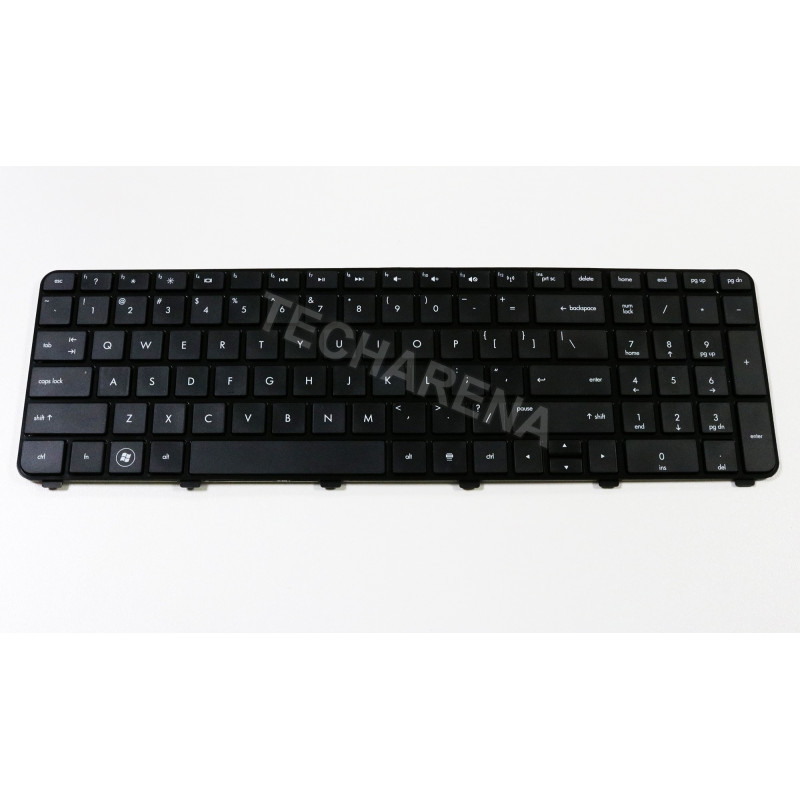 HP Pavilion DV7-6000 DV7-6100 DV7-6200 US keyboard with with bezel HP Pavilion DV7-6000 DV7-6100 DV7-6200 US keyboard with with bezel