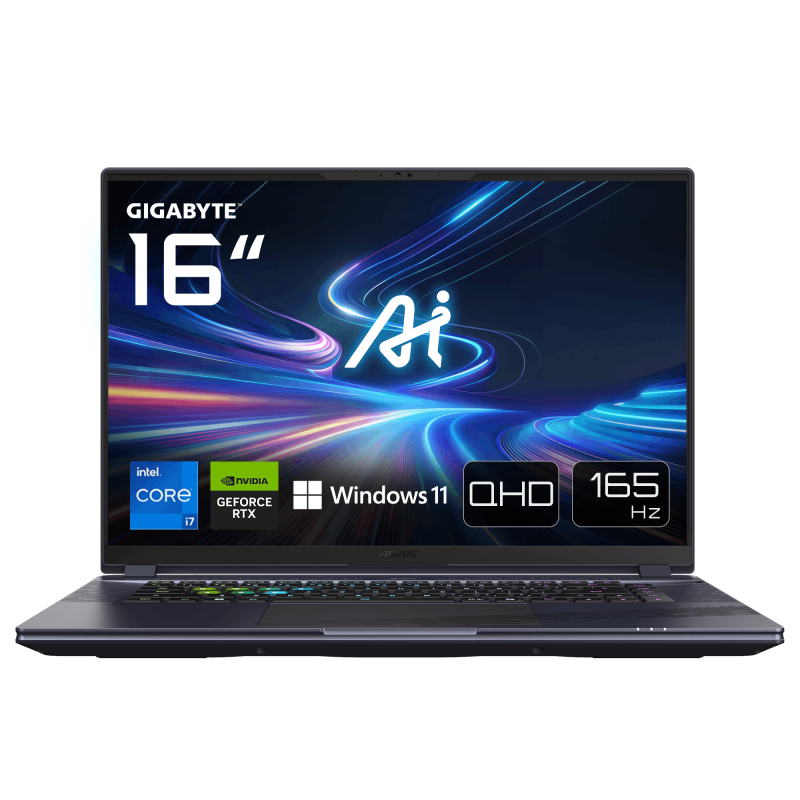 Gigabyte AORUS 16X 9KG-43EEC94SH 16" QHD i7-13650HX/16GB/1TB/RTX 4060/Win11 Home/ENG kbd/2Y Warranty | Gigabyte