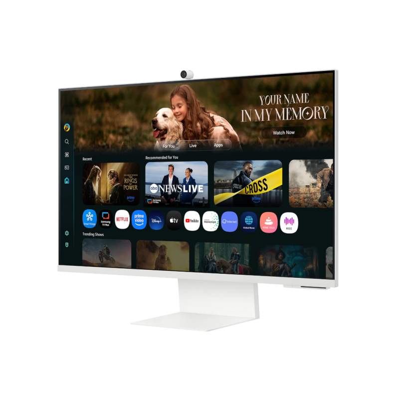 Samsung LS32FM801UUXDU 32" VA Smart Monitor M8 M80F 4K, 3840x2160/16:9/400cd/m2/4ms/HDMI USB | Samsung