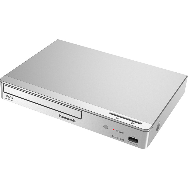 Panasonic Blu-ray Disc Player DMP-BDT168EG DVD-Video, MP3, WMA, JPEG, WAV, XviD, AAC, AVCHD, MKV, CD-DA, FLAC, MPO, BD-MV, ALAC 