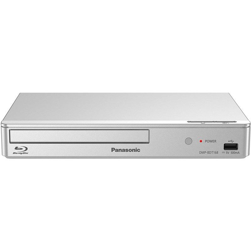 Panasonic Blu-ray Disc Player DMP-BDT168EG DVD-Video, MP3, WMA, JPEG, WAV, XviD, AAC, AVCHD, MKV, CD-DA, FLAC, MPO, BD-MV, ALAC 