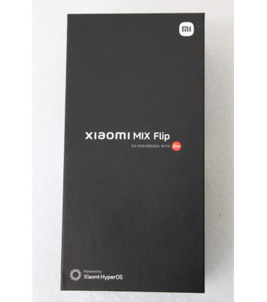 SALE OUT. Xiaomi Mix Flip (Black) Dual SIM 6.86“ Foldable LTPO AMOLED 1224x2912/3.3GHz&2.3GHz/512GB/12GB RAM/Android14/5G,MZB0HL