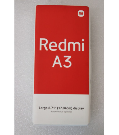 SALE OUT. Xiaomi Redmi A3 (Star Blue) Dual SIM 6.71" IPS LCD 720x1600/2.2GHz&1.6GHz/64GB/3GB RAM/Android 14/microSDXC/WiFi,BT,4G