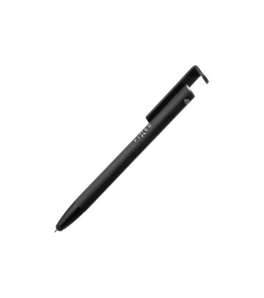 Fixed | Pen With Stylus and Stand | 3 in 1 | Pencil | Stylus for capacitive displays, Stand for phones and tablets | Black