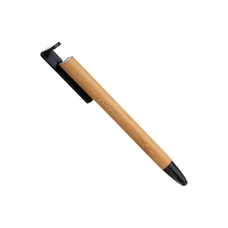 Fixed | Pen With Stylus and Stand | 3 in 1 | Pencil | Stylus for capacitive displays, Stand for phones and tablets | Bamboo