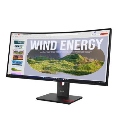Lenovo ThinkVision | T34WD-40 | 34 " | VA | 21:9 | 120 Hz | 4 ms | 3440 x 1440 pixels | 300 cd/m² | HDMI ports quantity 1 | Ecli