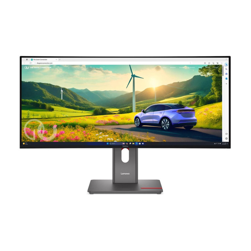 Lenovo ThinkVision | P34WD-40 | 34 " | IPS | 21:9 | 120 Hz | 4 ms | 3440x1440 pixels | 350 cd/m² | HDMI ports quantity 1 | Eclip