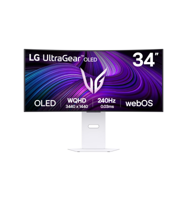 LG 34GX90SA-W | 34 " | OLED | 21:9 | 240 Hz | 1 ms | 3440 x 1440 pixels | 250 cd/m² | HDMI ports quantity 2 | White