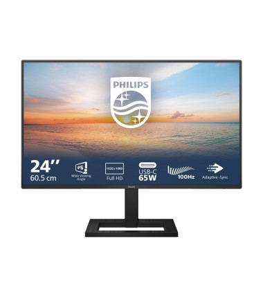 Philips | 24E1N1300AE/00 | 24 " | IPS | 16:9 | 100 Hz | 4 ms | 1920 x 1080 pixels | 250 cd/m² | HDMI ports quantity 1 | Black | 