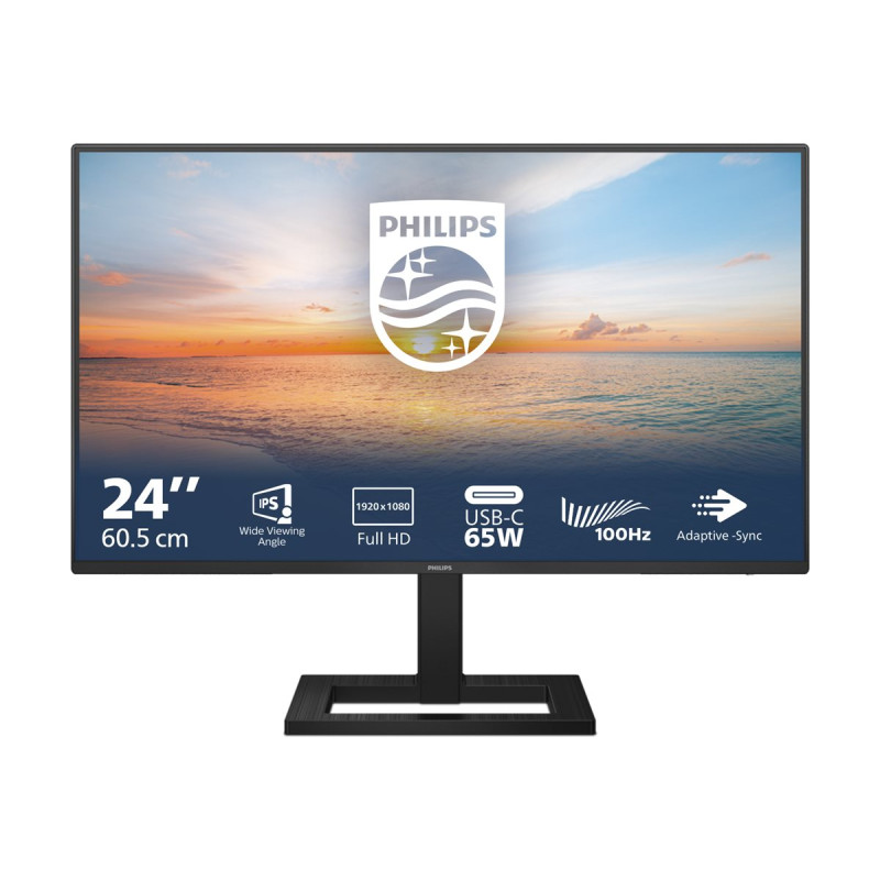 Philips | 24E1N1300AE/00 | 24 " | IPS | 16:9 | 100 Hz | 4 ms | 1920 x 1080 pixels | 250 cd/m² | HDMI ports quantity 1 | Black | 