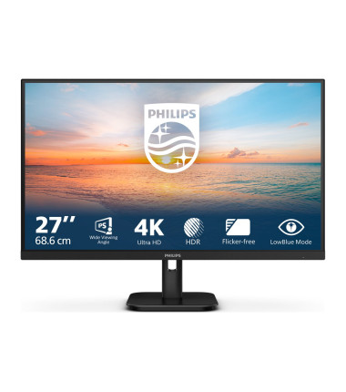 Philips 27E1N1800A/00 | 27 " | IPS | 16:9 | 60 Hz | 4 ms | 3840 x 2160 pixels | 350 cd/m² | HDMI ports quantity 2 | Black