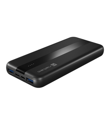 Natec Powerbank Trevi Slim Q V2 10000MAH 2X USB-A Cable