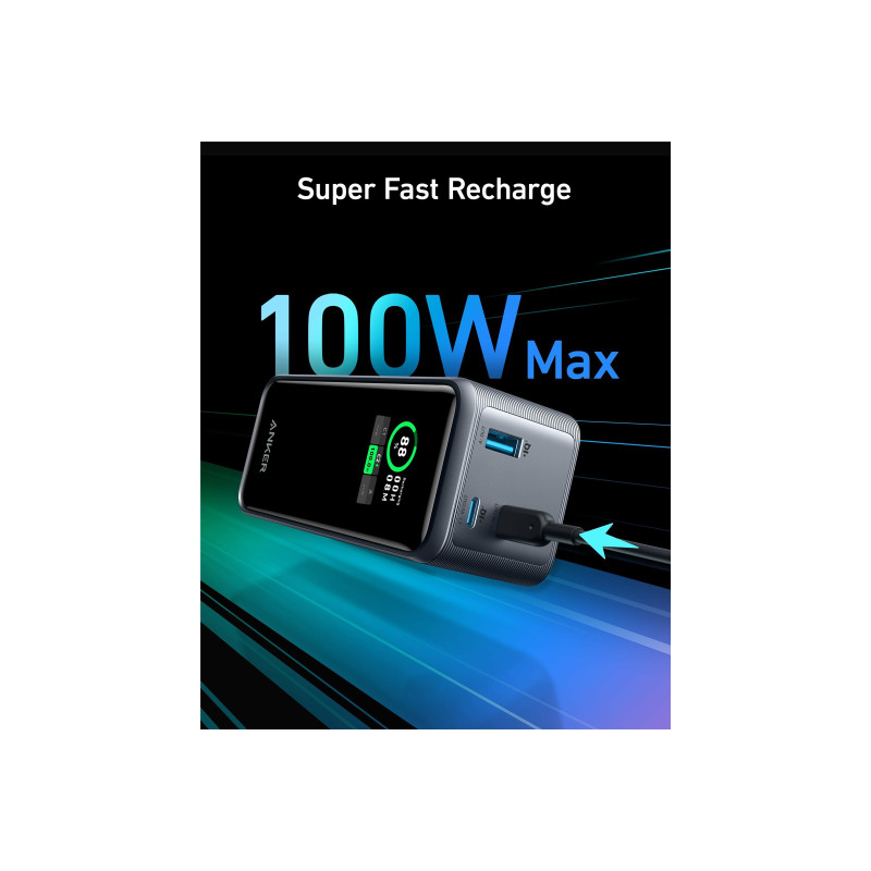 Anker Soundcore Power Bank, 200 W | Prime | 20000 mAh | Black