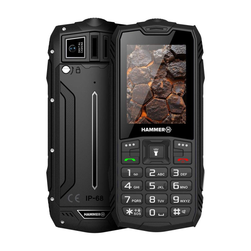 HAMMER ROCK LTE (Black) Dual SIM 2.4" IPS 240x320/128MB/48MB RAM/microSD/LTE