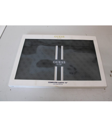 SALE OUT. Guess Sleeve GUCS16P4RPSK 16"black 4G Printed Stripes | GUESS DIRTY PACKAGING