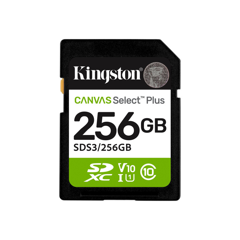 Kingston 256GB SD Select Plus, UHS-I, V10