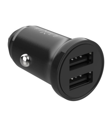 FIXED Dual USB Car Charger 15W, Black