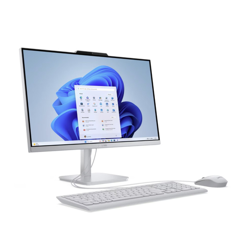 Lenovo A100 23.8 FHD i3-N305/8GB/512GB/Intel UHD/WIN11 Home/ENG kbd/Grey/2Y Warranty | Lenovo Lenovo AIO | A100 | Desktop | AIO 