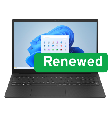 HP | RENEW Grade A++ | Laptop 15‑fd0000ny (97X13EA) | 15.6″ Full HD IPS Anti‑glare Display | Intel Processor N100 | 4 GB | 128 G