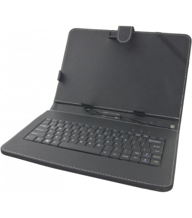Planšetės dėklas su klaviatūra ESPERANZA 10.1'', juodas