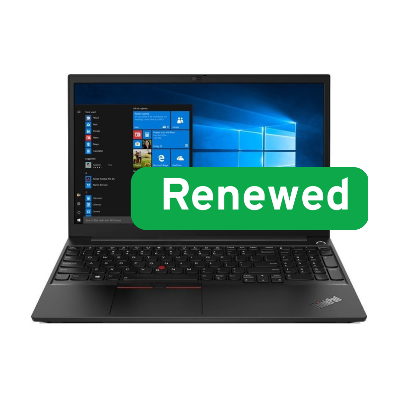 Lenovo | RENEW Grade A++ | ThinkPad E15 Gen 3 | 15.6″ Full HD IPS Anti-glare Display | AMD Ryzen 7 5700U | 40 GB | 512 GB SSD | 