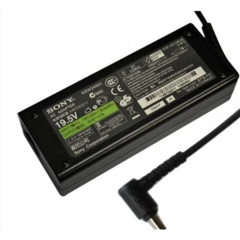 Sony genuine charger 19.5V 4.7A 90W 6.5x4.4mm USED