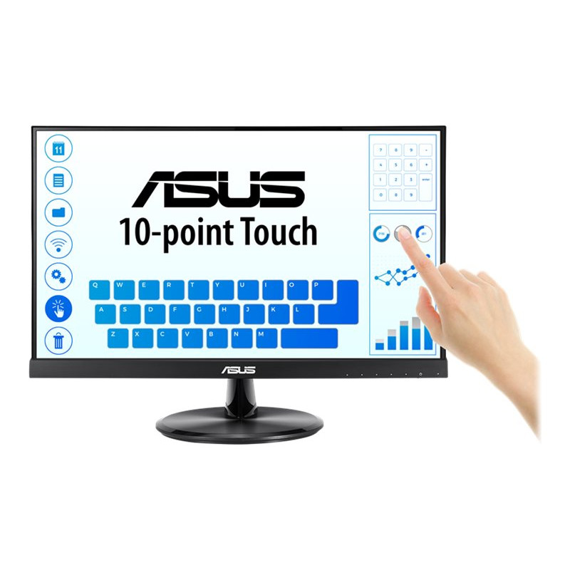 Asus VT229H | 21.5 " | IPS | 16:9 | 60 Hz | 5 ms | 1920 x 1080 pixels | 250 cd/m² | HDMI ports quantity 1