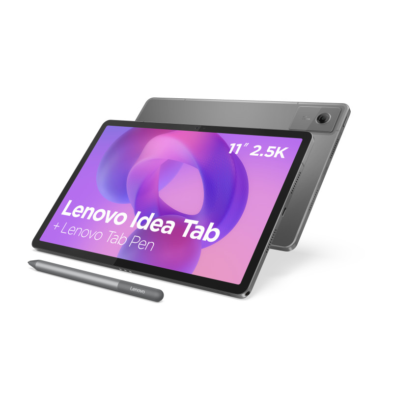 Lenovo Idea Tab 11 2.5K Mediatek Dimensity 6300/8GB/128GB/Android 15/Grey/2Y Warranty | Lenovo Tab (without power adapter) | Ide