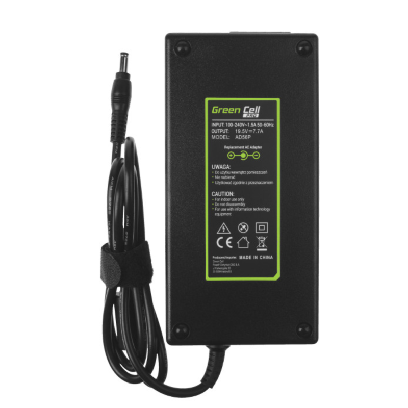 ASUS MSI charger ADP-150NB D a17-150p1A 19V 7.7A 150W 5.5x2.5 GC CP