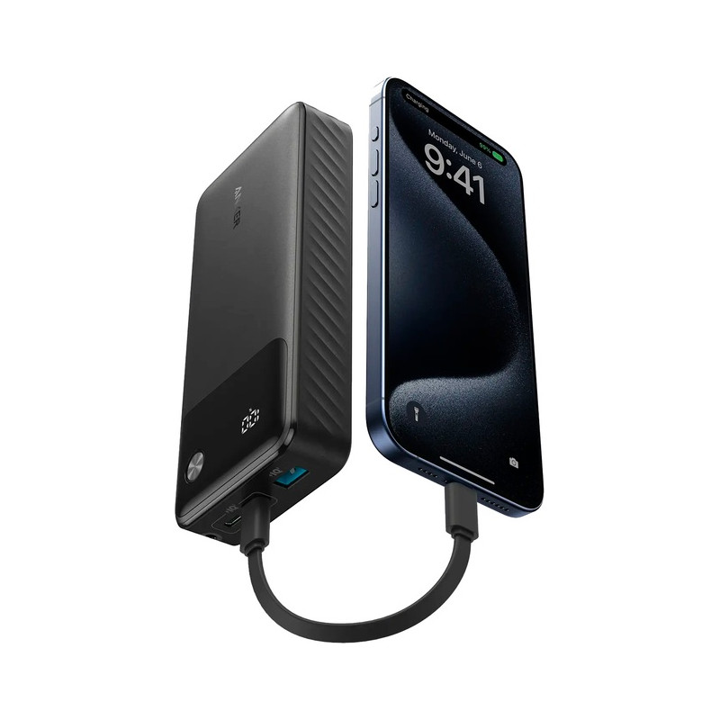 Anker Power Bank, B2B - Europe (excluded UK plug), 30 W | A1384G11 | 20000 mAh | Black