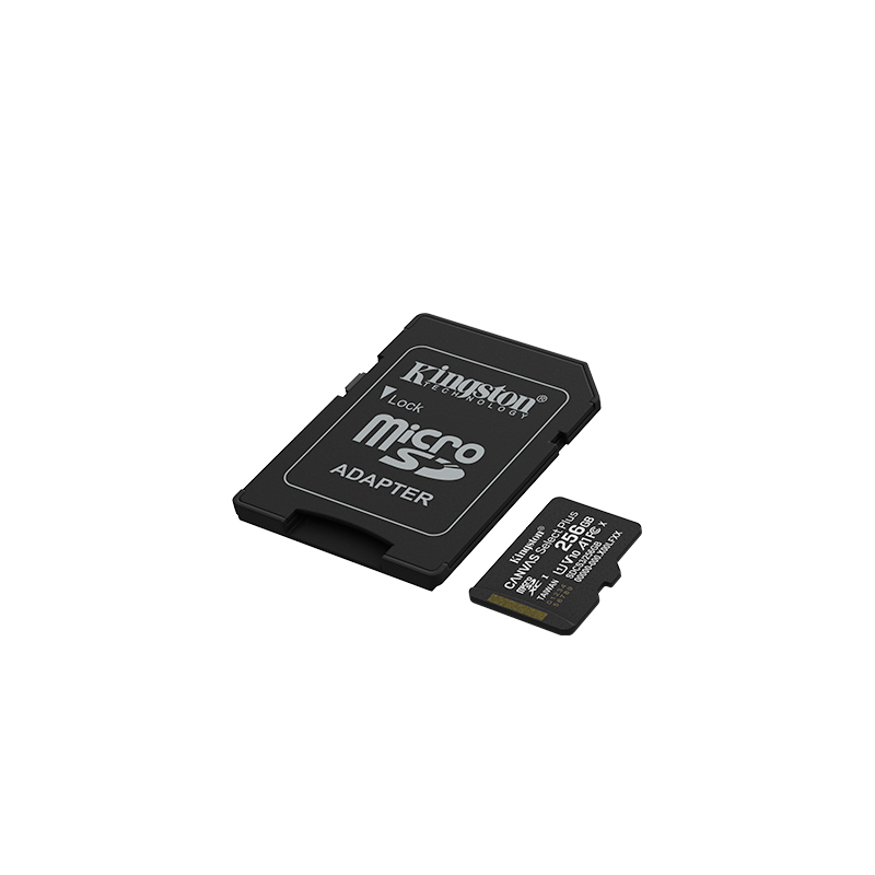 Kingston Canvas Select Plus 256GB microSD Class 10 + ADP