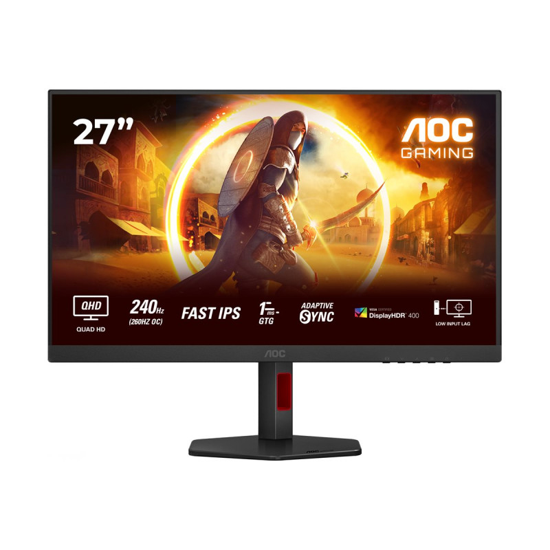 AOC Gaming Q27G4ZR 27", 2560x1440/1ms/400cd/m², HDMI, DisplayPort, Headphone Out