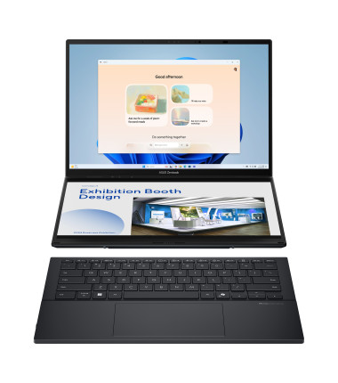 Asus Zenbook Duo UX8406CA-PZ009W | Basalt Gray | 14 " | OLED | Touchscreen | 3K | 2880 x 1800 pixels | Glossy | Intel Core Ultra