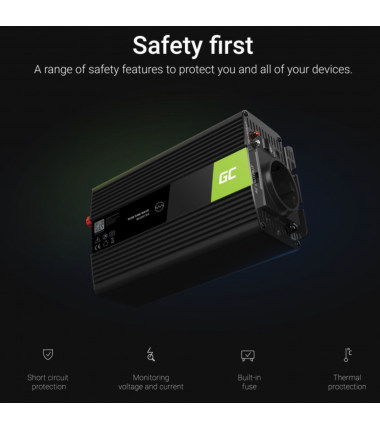 500W inverter with protection – overload and overvoltage, pure sine wave