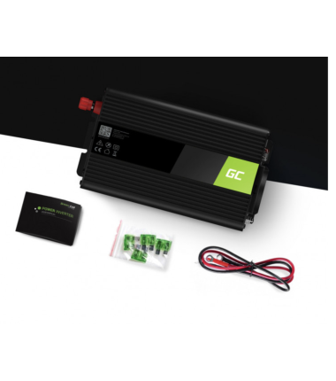 Inverter 12V to 220V, 1000W (peak power: 2000W), with pure sine wave output, GC