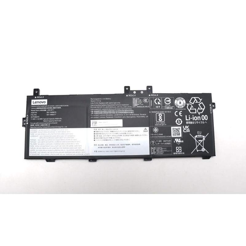 Lenovo genuine battery L20M3P71 ThinkPad X13 Yoga Gen 2 Gen 3, ThinkPad P16 Gen 1 Lenovo genuine battery L20M3P71 ThinkPad X13 Yoga Gen 2 Gen 3, ThinkPad P16 Gen 1