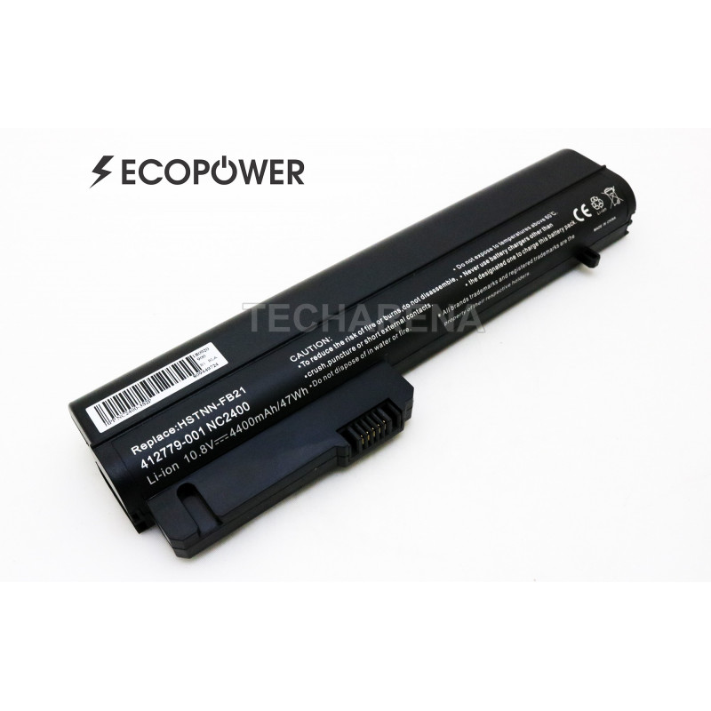 Hp HSTNN-FB21 412779-001 NC2400 EcoPower 6 celių 4400mah baterija